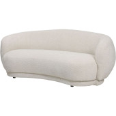 Waverley Curved Mini Sofa – Cream